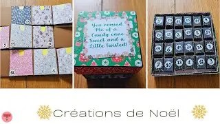 Cr&eacute;ations de No&euml;l en scrapbooking (pr&eacute;sentation) - Une petite mise &agrave; jour de ma part (nouvelle)