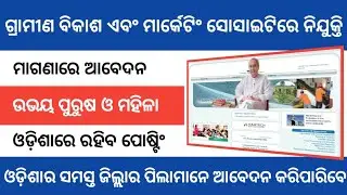 Odisha Rural Development & Marketing Society !! Odisha Job !!