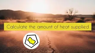Calculate the amount of heat supplied to Carnot's cycle working between 368K and 288K.
