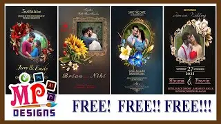 Wedding Card Psd | Free Psd File | Mp designs