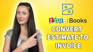 How to convert sales Estimate to sales Invoice on Zoho Books?