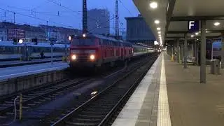 218 418 & 218 422 depart M&uuml;nchen Hbf 17/02/18