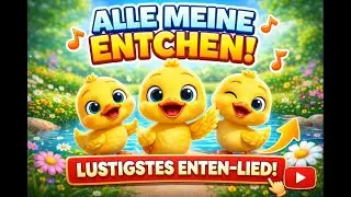 Alle meine Entchen 🦆 | Neue fröhliche Version zum Mitsingen