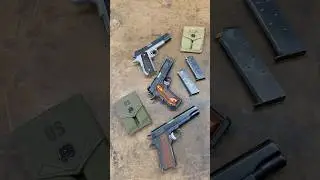 Kimber, Smith & Wesson, & a Colt 1911