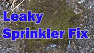 Leaking Sprinkler Valve Fix
