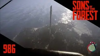 Let's play Sons Of The Forest: 986 Commander hat nen Gleitschirm dabei
