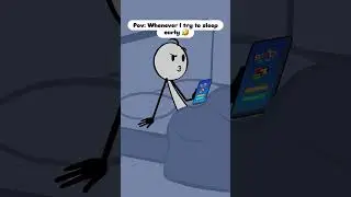 Whenever I Try to Sleep Early 😂📱&rdquo;#RelatableShorts