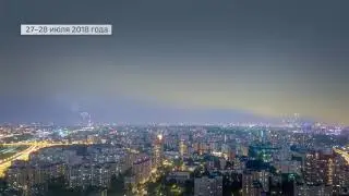 Полное затмение Луны и великое противостояние Марса  27 07 2018