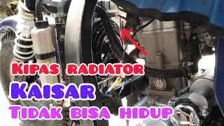 cara mengatasi kipas radiator kaisar roda 3 tidak bisa berputar.