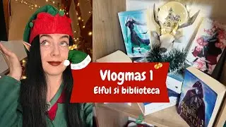 Vlogmas 1 I Costumul de elf, biblioteca si decoratiunile de Craciun.