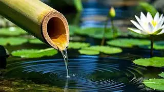 Moaning sound | Relaxing music & bamboo fountain sound for fast sleep,healing music,SPA,depression
