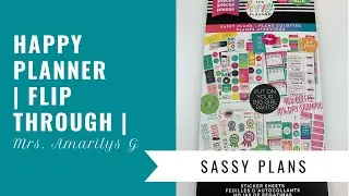 Happy Planner | Flip Through | Sassy Plans Value Sticker Book