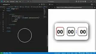 clock using #html #css and #javascript || #coding #webprogramming #programming