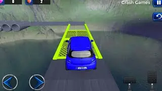 Driving Simulator Games Crazy Ramp Car Stunts Parking Impossible Tracks - Android Gameplay