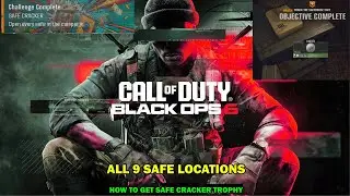 COD Black ops 6 walkthrough - All 9 safe locations - Safe cracker challenge - Quick money farm