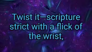 Ashes under the alter lyric video 