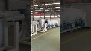 630mm HDPE pipe production line & 315mm HDPE pipe line waiting for ship #extruder #hdpepipe #cutter