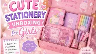 cute stationery unboxing for girls gifts items @Priyaartgallery123