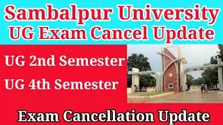 ug pg exam cancelled| ug pg exam cancelled update| sambalpur university ug pg exam cancel update