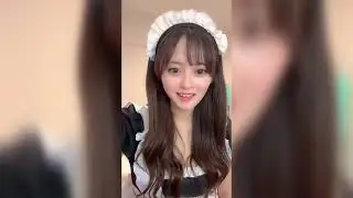 Beautifull Japanese Girl Cosplaying as a Maid is So cute | Asian Girl😍 | Cosplaying A Maid part 2