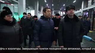 Глава региона А. Сапаров посетил ряд объектов г. Петропавловска