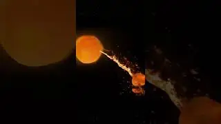 How The Moon Formed  #space #art #astronaut #astronomy #earth #moon #nasa #planets #formation