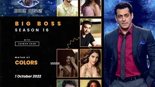 Big Boss 16 - Contestant List Includes Celebrity Actors l Social Media Influencers l Politicians