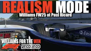 F1 2020 REALISM MODE - WILLIAMS FW25 - FRANCE