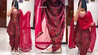 Fabulous Kurti and Dhoti Salwar Cutting and Stitching Guide!