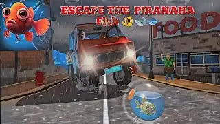 Piranha Escape Hungry Fish.io 🐠|  I Am Fish Game Full Gameplay Walkthrough Android