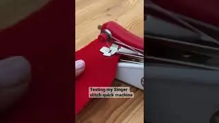 Singer Stitch quick hand held sewing machine for busy moms #singersewingmachine