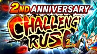 2nd Anniversary Challenge Rush-Hard Mode!?- Dragon Ball Legends 2nd Anniversary