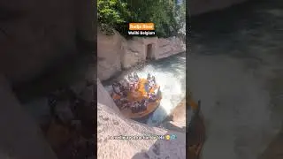 Visite &agrave; Walibi = Toujours + de Radja 😁💦 #themepark #amusement #walibi #shorts #raft #park