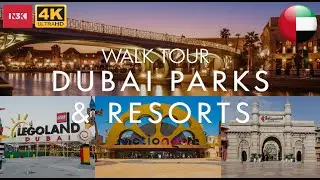 [4K] Walk Tour Dubai Parks & Resort | N3K