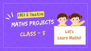 Best Craft Ideas to Learn Maths | Creative Projects Made By Students | Arts Gallery #papercrafts