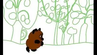 Фрагмент мультика Винни Пух
