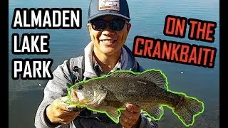 Bass Fishing at Almaden Lake Park | San Jose, CA | 1/13/18 | FishingWithKen