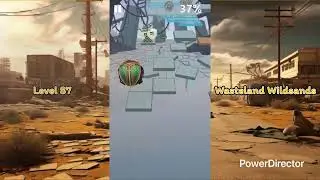 (⭐️⭐️⭐️⭐️) Rolling Sky - Level 87 (AKA level 228 overall) &bdquo;Wasteland Wildsands&rdquo; All Collectables