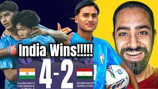 India Wins! India 4-2 Tajikistan! indian football news! 