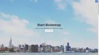 Stylish Portfolio - Free Bootstrap Theme Preview