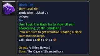 WoW 7.0 - Black ice toy guide!
