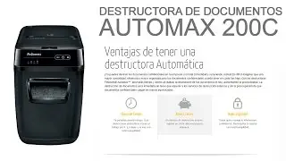Destructora de papel Fellowes Automax 200C