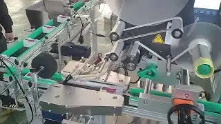 Fan-shaped tube mold sticker tape camera inspection customized production line rail labeling machine