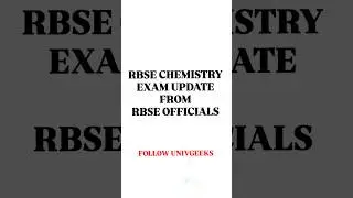 RBSE Chemistry Exam Postpone? 😱 Final Update 4 March!