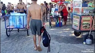 Praia do flamengo lotada domingo janeiro de2026  passeio de bicicleta!🏖️🚴