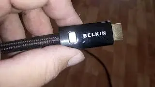 Кабель HDMI Belkin супер дорогой и супер быстрый в жёстком переплёте с позолоченными контактом ОБЗОР