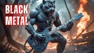BEAST MODE: Aggressive Black Metal Mix 🐆 (Workout & Gaming Music)