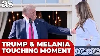 TRUMP'S touching acknowledgment of MELANIA'S  great work as FIRST LADY