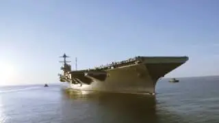 Future USS Gerald R. Ford Underway on Sea Trials