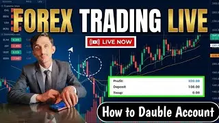 Forex live With Akash | Dauble Account Forex Trading Strategy | Forex live!!